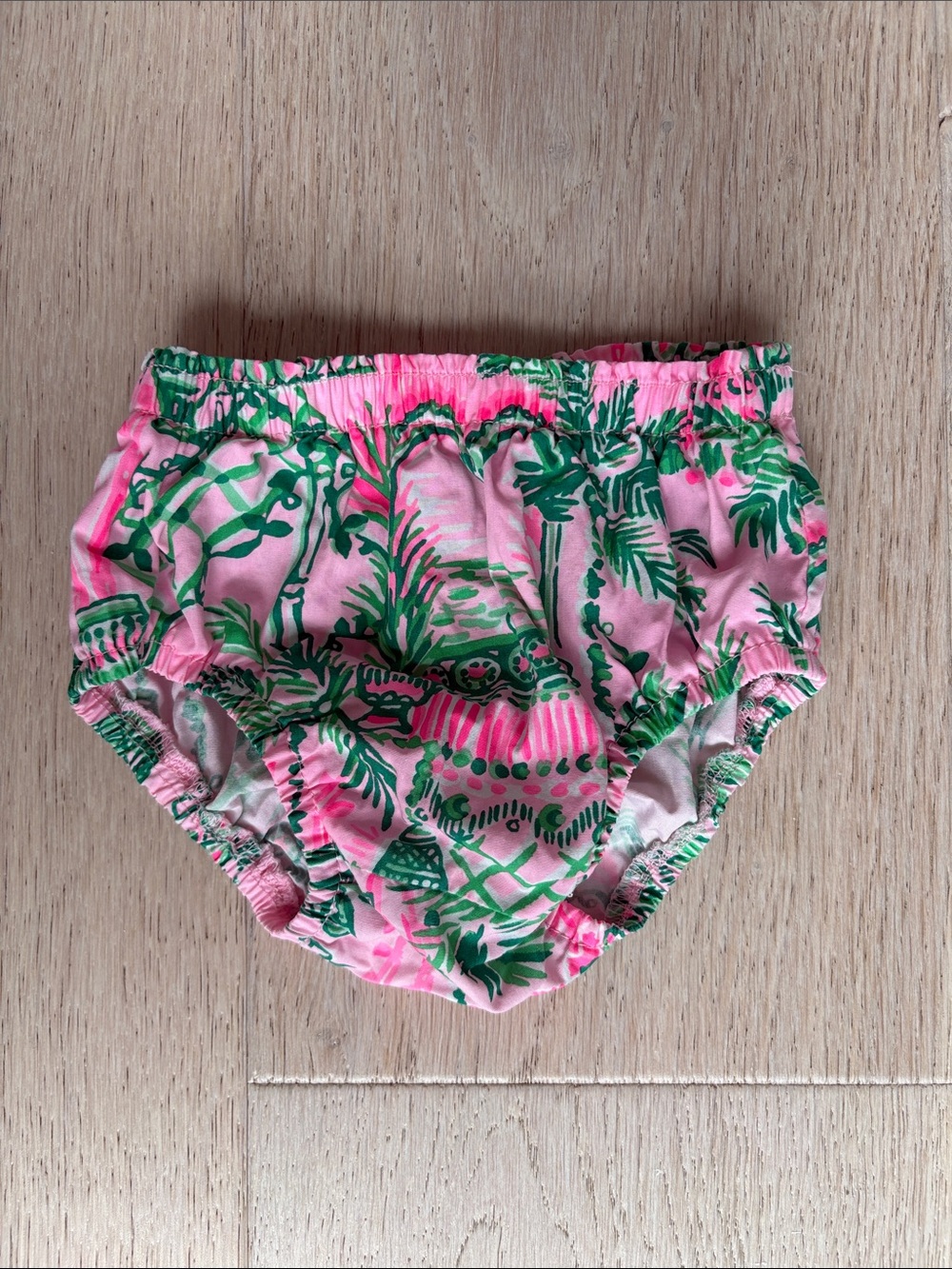 Lilly Pulitzer Pink and Green Tropical Bloomers